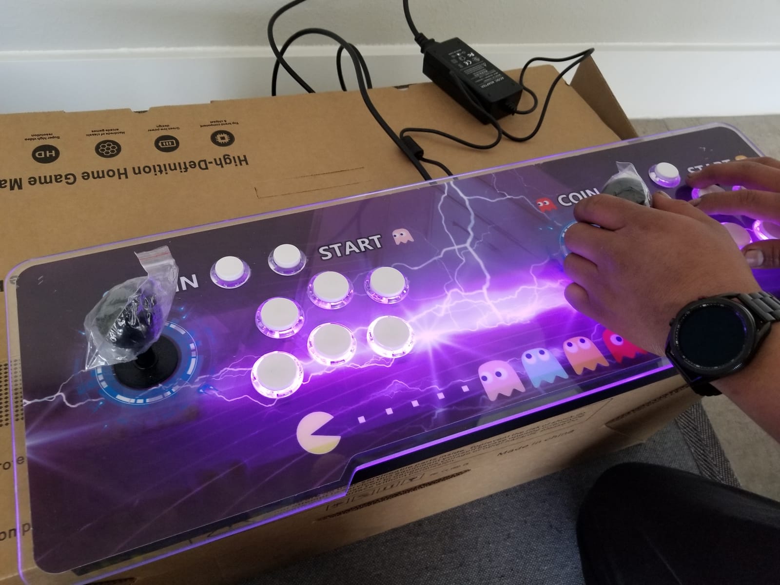 36800 in 1 Arcade Game Console WiFi Function Pandora's Box W88 Pro Classic Retro Game Machine for PC & Projector & TV, 1280X720, Search/Hide/Save/Load/Pause Games, Favorite List customer photo 1