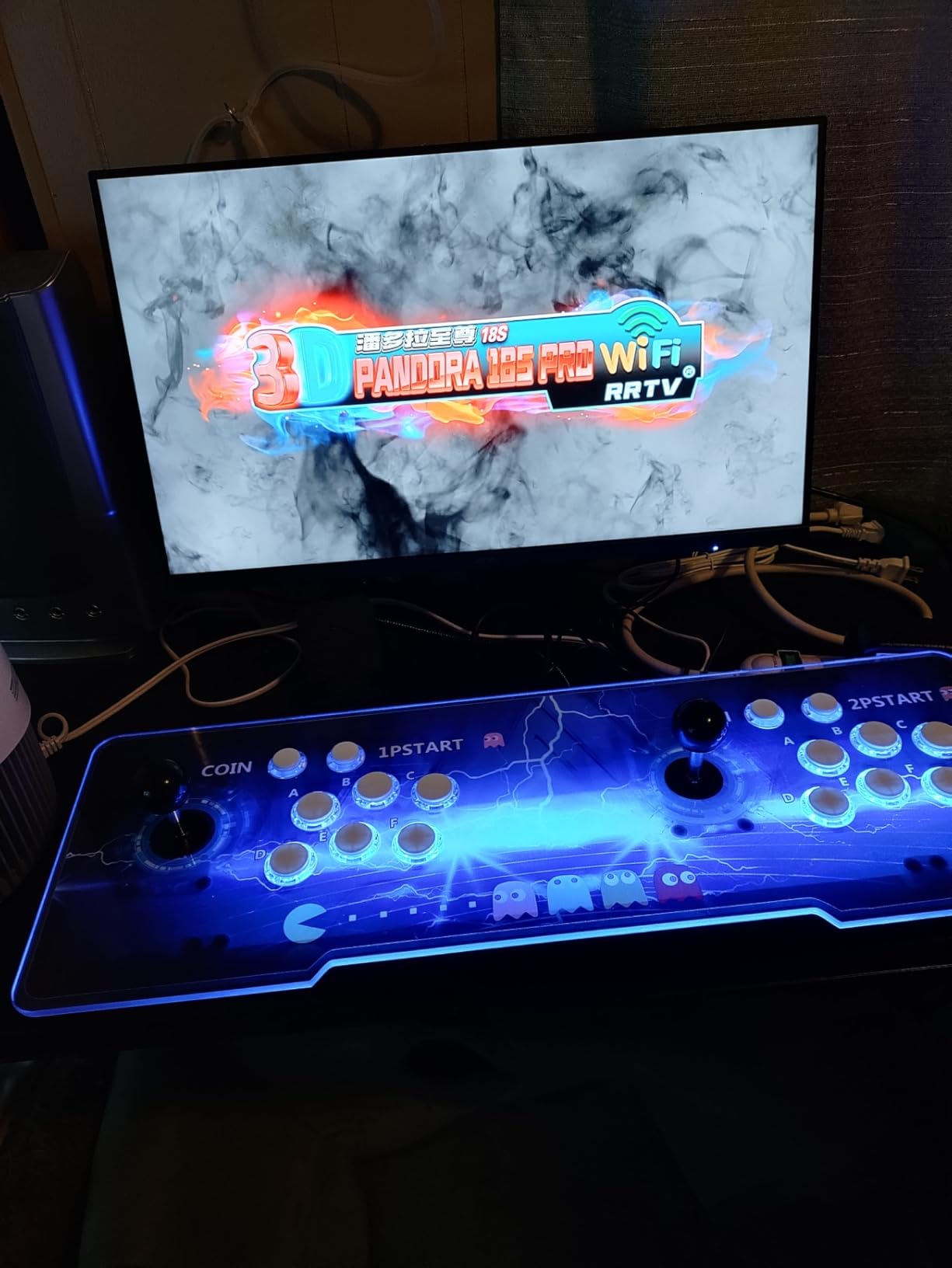 36800 in 1 Arcade Game Console WiFi Function Pandora's Box W88 Pro Classic Retro Game Machine for PC & Projector & TV, 1280X720, Search/Hide/Save/Load/Pause Games, Favorite List customer photo 2