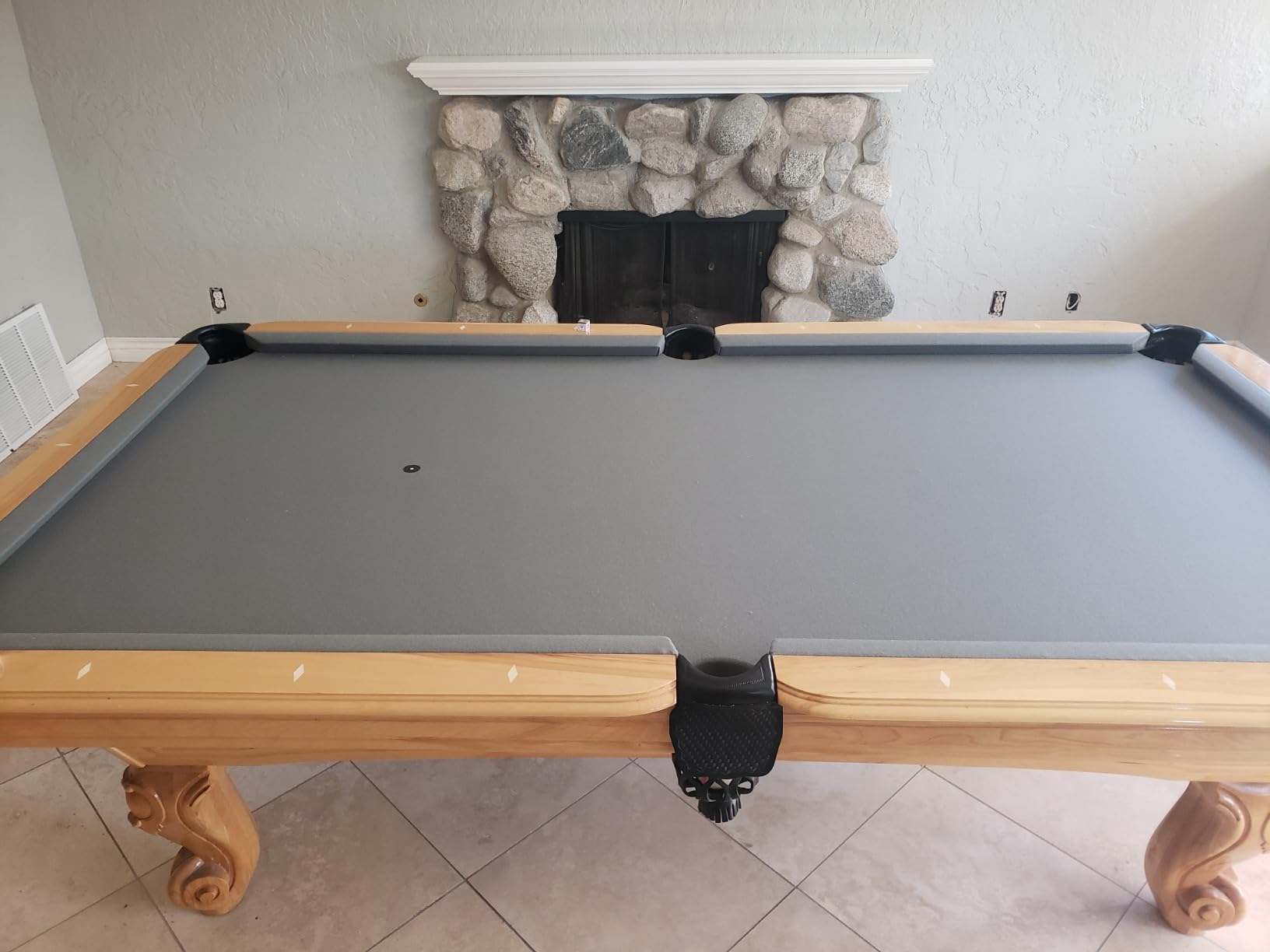 21 oz Pre-Cut Pool Table Felt Replacement Kit for Tables - Wool and Nylon Blend with Teflon - Multiple Colors customer photo 1