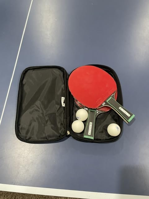 JOOLA Duo Pro Ping Pong Paddles Set of 2 - Professional Table Tennis Paddles, Three Advanced 3 Star Tournament Ping Pong Balls and Carrying Case - Advanced Table Tennis Rackets customer photo 2