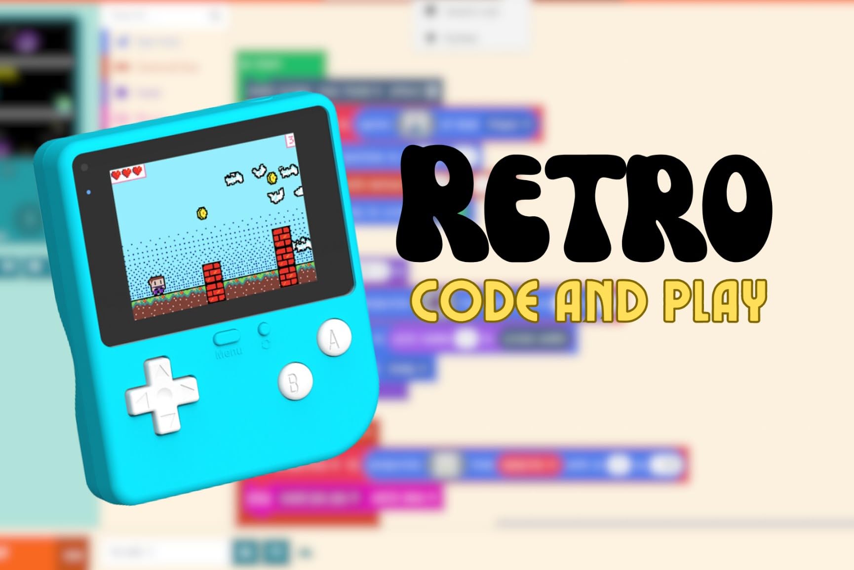 ELECFREAKS Retro Coding Arcade for Microsoft Makecode DIY Programmable Handheld Game Console Suitable for STEM Education, Game Programming Learning Machine Supports Block Programming and Python customer photo 1