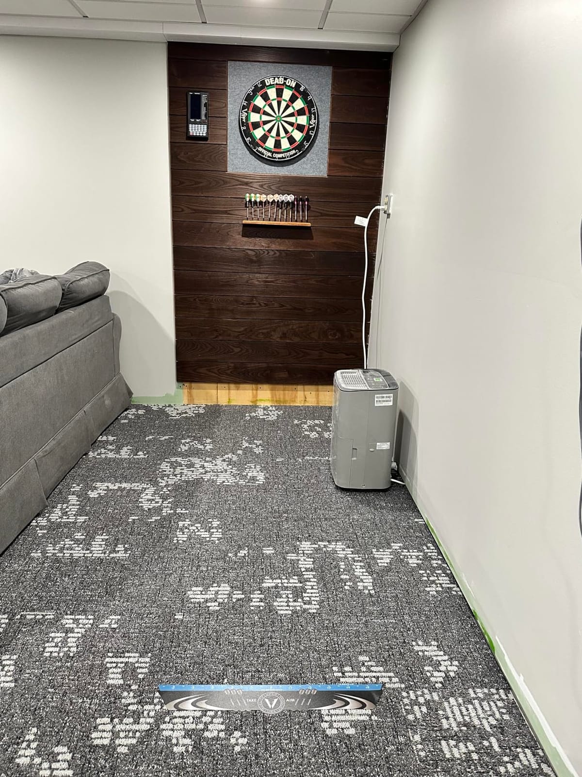 Viper Edge Dart Throw Line Marker, Peel and Stick Dart Board Accessories with Axis Rectifier Scale, Regulation Oche Throw Line for Steel Tip and Soft Tip Darts customer photo 2