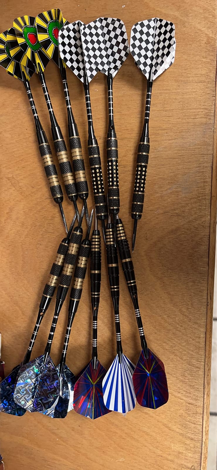 Darts Metal Tip Set, Steel Tip Darts Set 20 Grams 24 Grams and 26 Grams Professional Darts for Dartboard with Aluminum Shafts, Brass Barrels, Extra Flights, Sharpener Tool Kit, Carrying Case customer photo 2