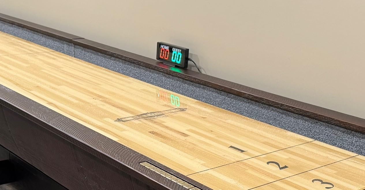 YZ LED Portable Digital Scoreboard, Tabletop Electronic Scoreboard with Remote, Score Keeper for Games Cornhole/Basketball/Ping Pong/Baseball/Tennis/Volleyball Indoor Outdoor customer photo 1