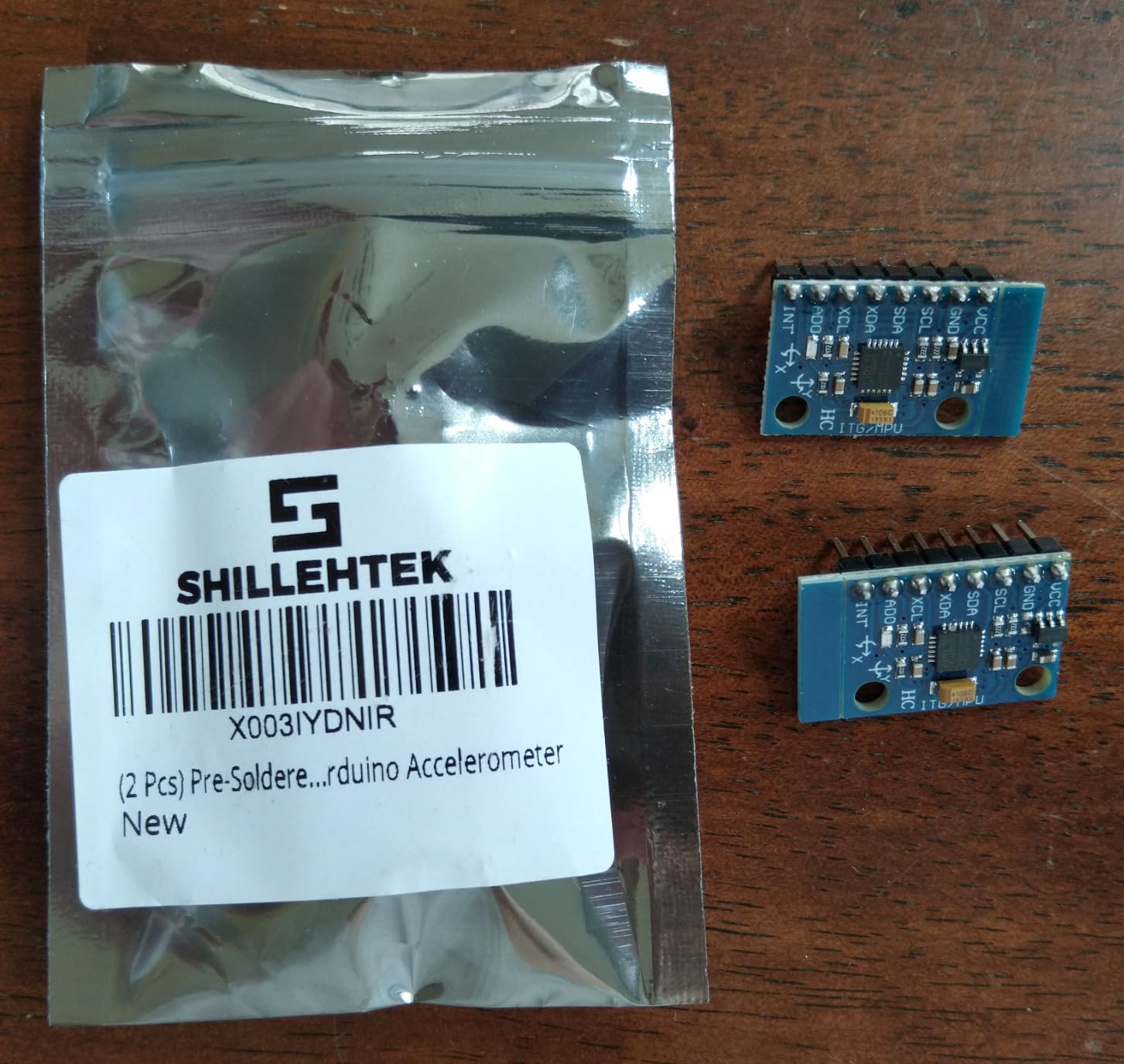 SHILLEHTEK MPU6050 / MPU-6050 Pre-Soldered GY-521 Module | 6-Axis Accelerometer Sensor & IMU Sensor | Compatible with Arduino Accelerometer Projects, Accelerometer Arduino Builds, and Raspberry Pi customer photo 1
