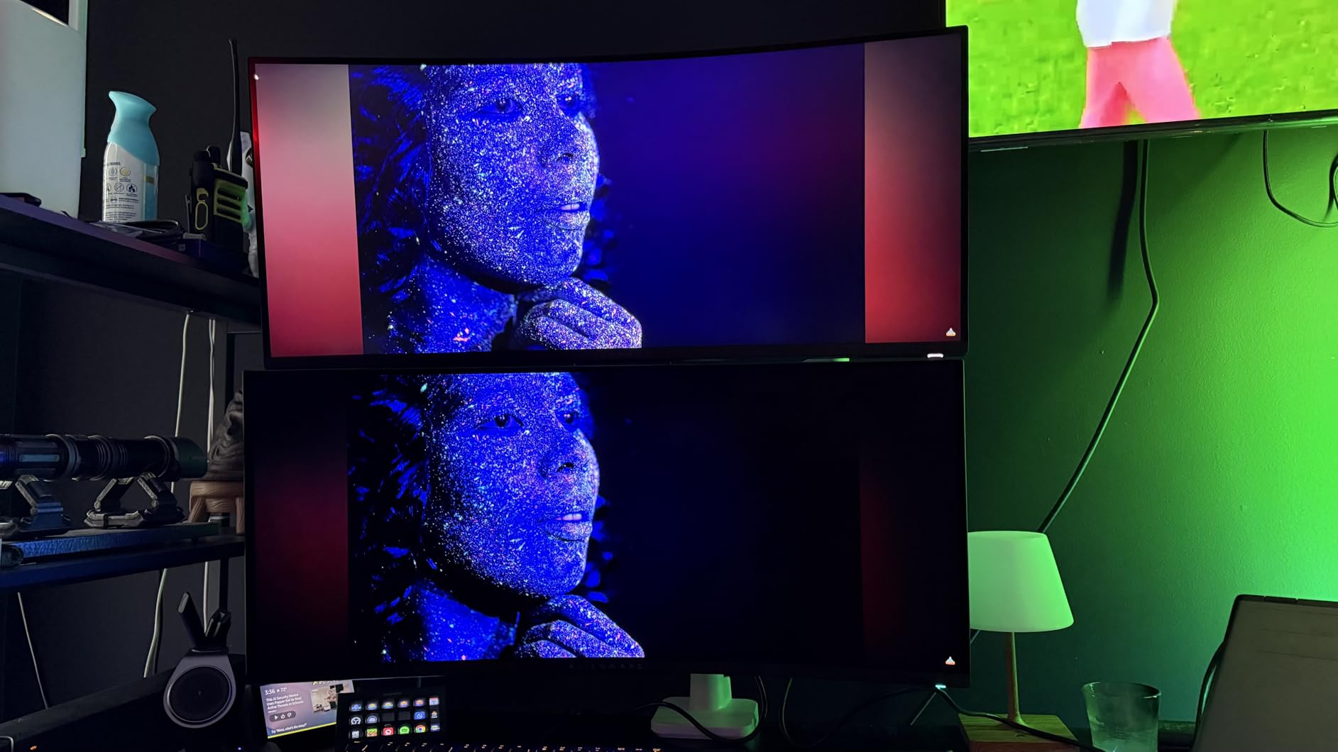 Alienware AW3423DWF Curved QD-OLED Gaming Monitor - 34-inch Quantum Dot, 0.1Ms 165Hz 21:9, 99.3% DCI-P3 Color Gamut, VESA DisplayHDR, 400, AMD FreeSync Premium Pro - Black customer photo 2