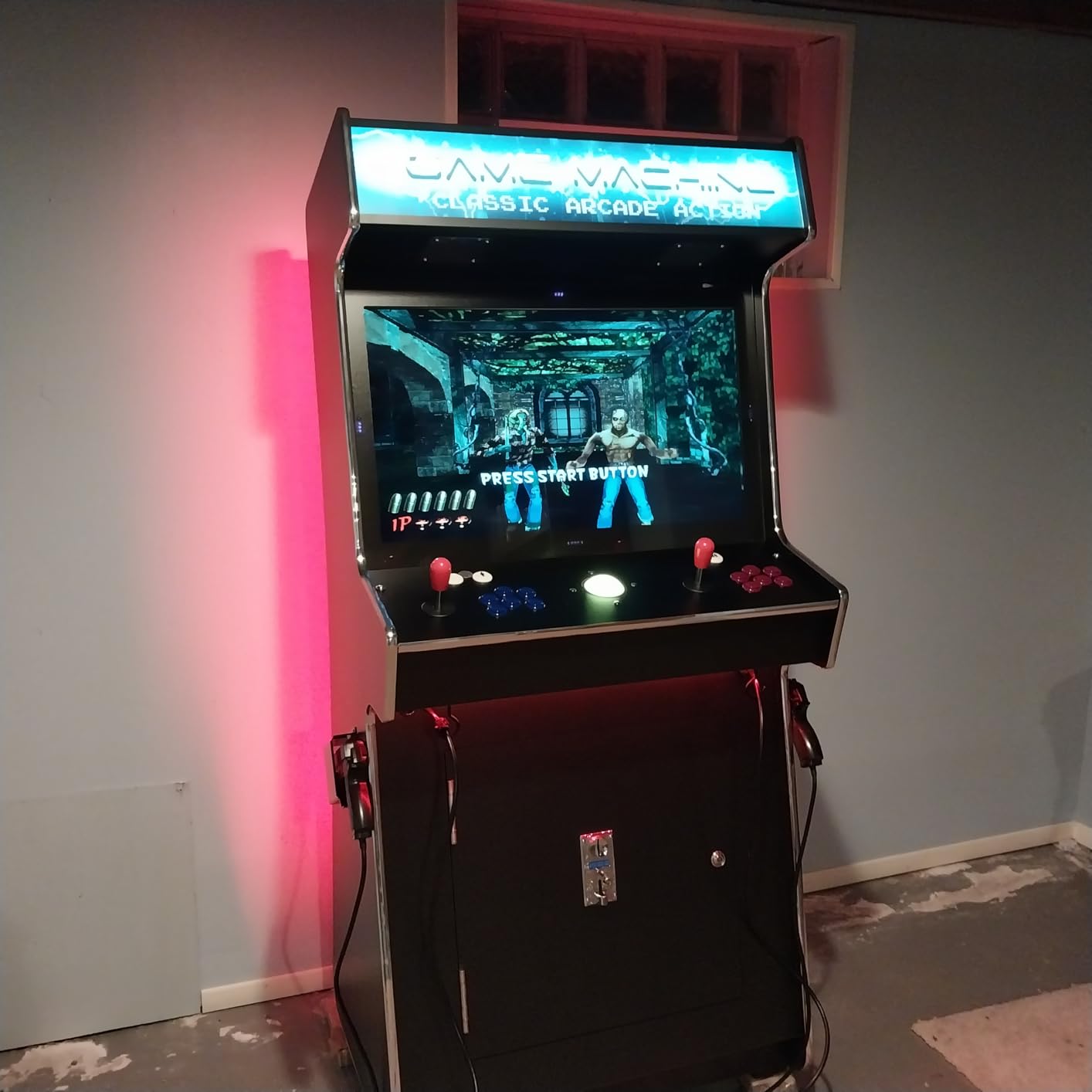 Top Us Video Arcades Full Size Commercial Grade Upright Standup Arcade Machine 2 Player 4500 Games 32 inch Screen Black with 2 Shooting Guns customer photo 1
