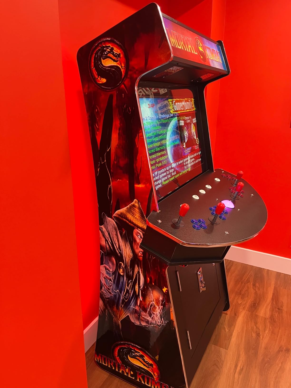 TOP US VIDEO ARCADES Full Size Commercial Grade Upright Standup Arcade Machine 4 Player 4600 Classic Games 32 inch Screen Black customer photo 1