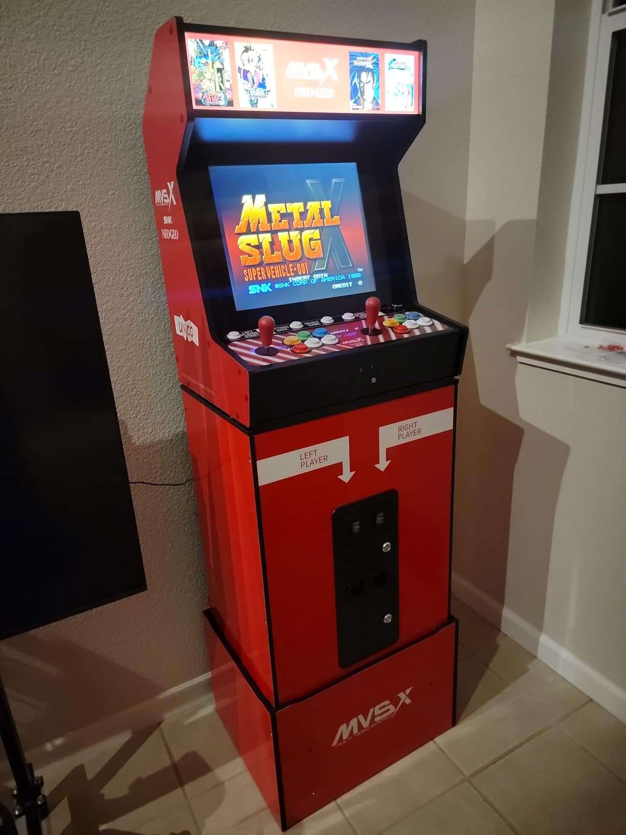 UNICO MVSX Arcade with Base and Riser Set, Pre-Loaded 50 SNK Official Genuine Retro Games customer photo 1