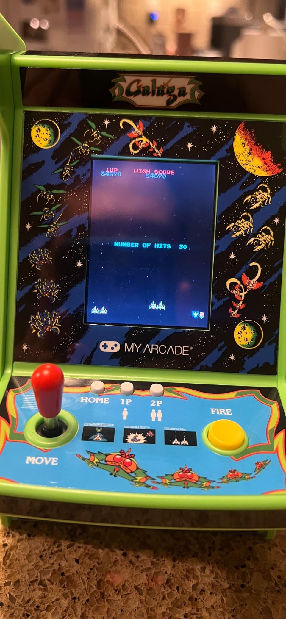 My Arcade Galaga Micro Player Pro: Arcade Classics 2 Games in 1, Retro Gaming customer photo 2
