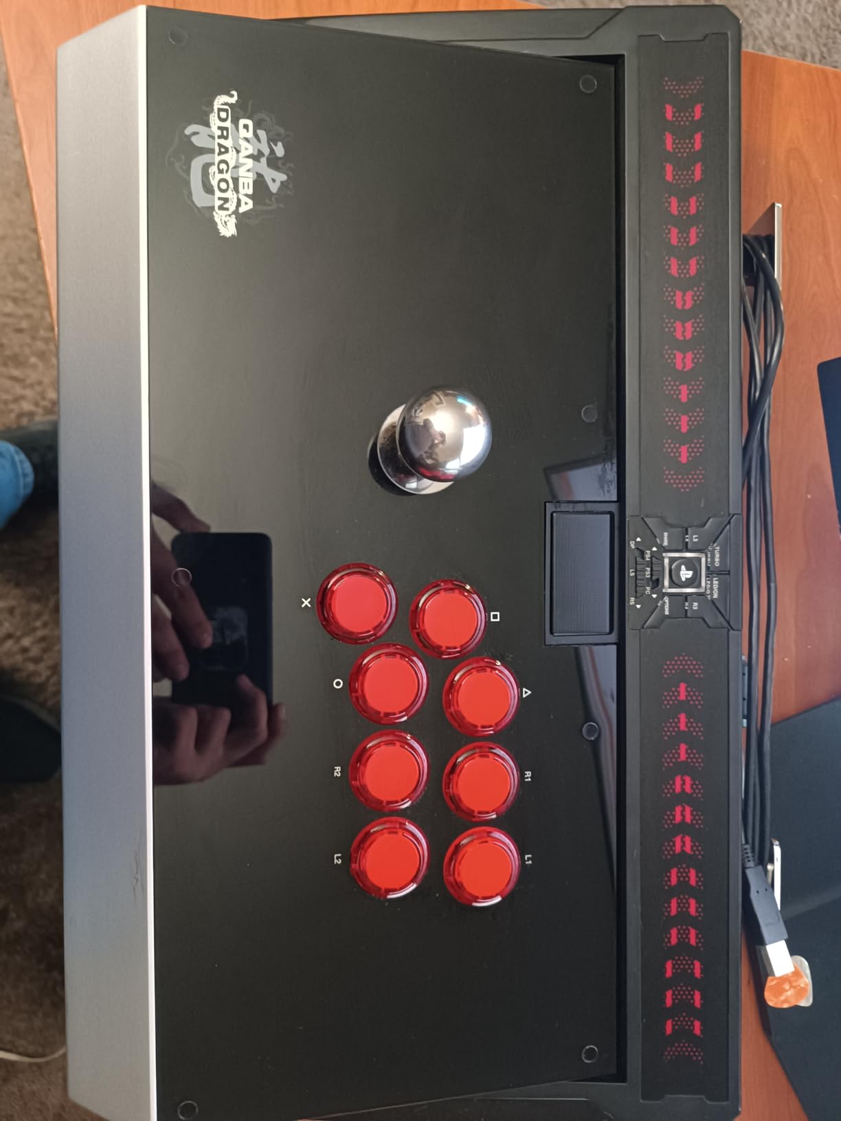 QANBA Gravity Ks Mechanical Arcade Buttons 24mm Snap-in Mechanical Pushbutton (Boxed (24mm Clear Black Violet E08(12 pcs) customer photo 2
