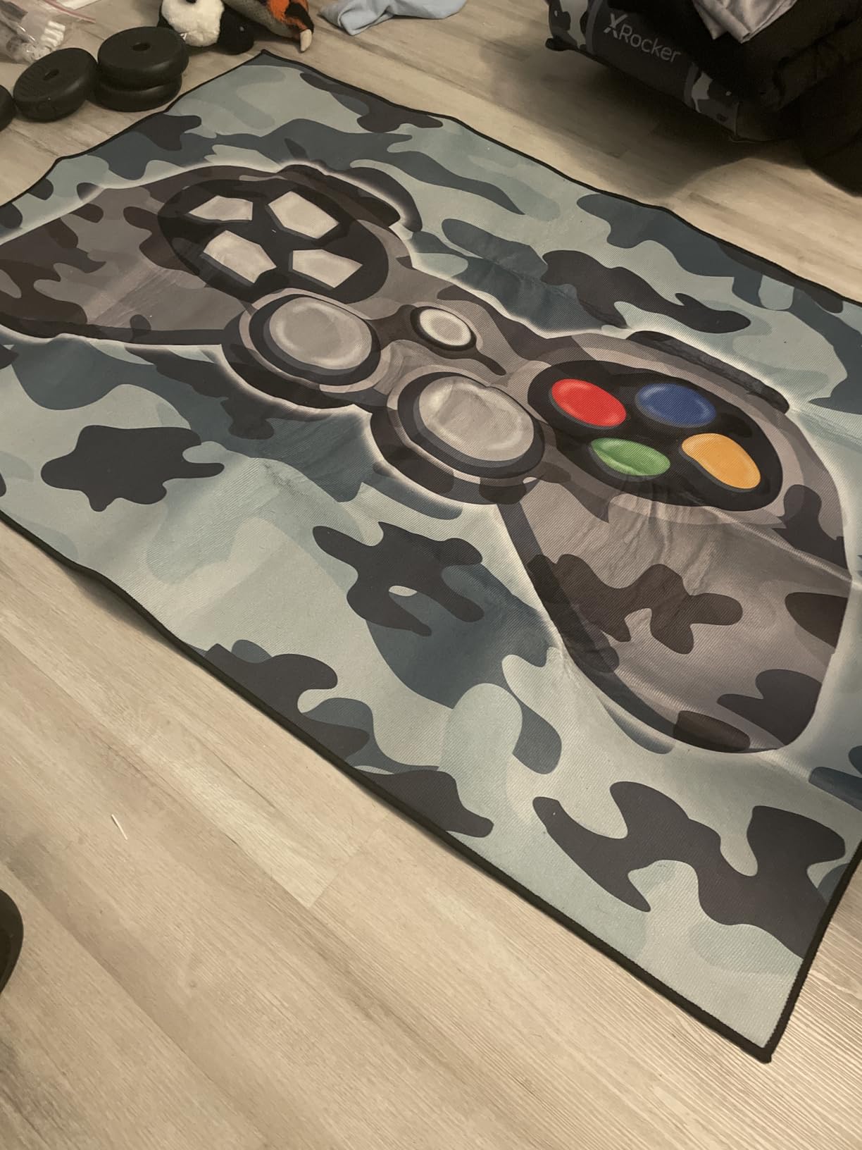 Sunnycitron Gaming Area Rugs Gamer Player Rug for Boys Room Decor Teens 3D Video Game Controller Room Mat Carpet (59