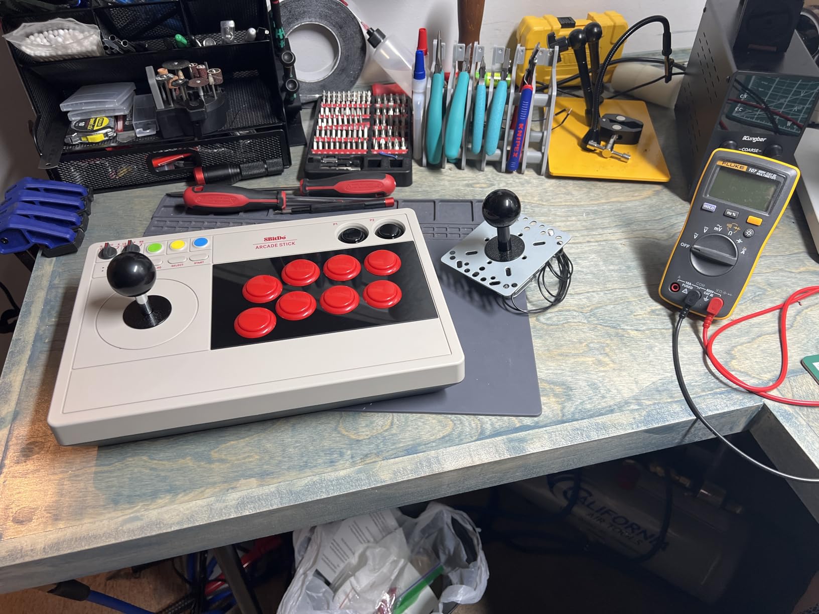 8Bitdo Retro Arcade Fight Stick 8 Way Joystick with 2 Dedicated Macro Buttons and Turbo Function for Switch/Switch 2 and PC Windows, Support Bluetooth, 2.4G Wireless and Wired USB-C Cable Connection customer photo 2
