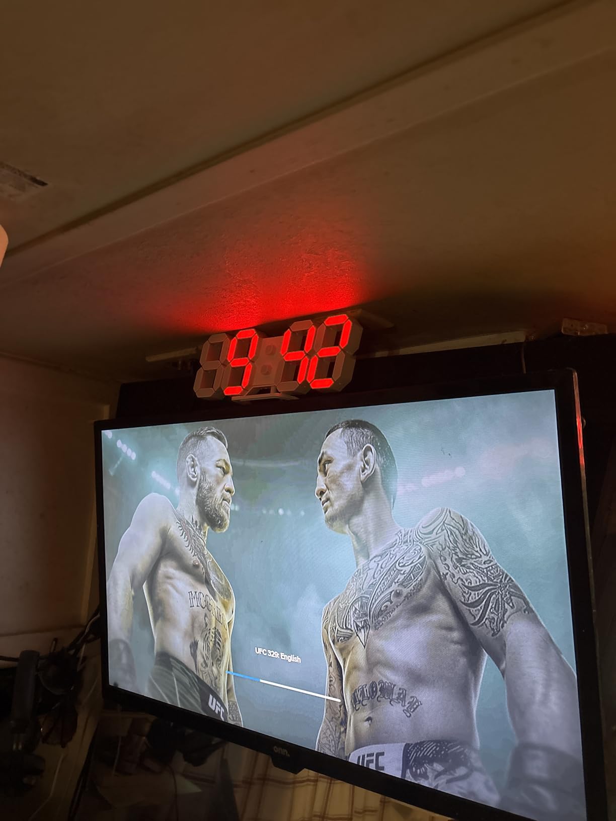 KOSUMOSU LED Digital Clock Neon Clock 9.7