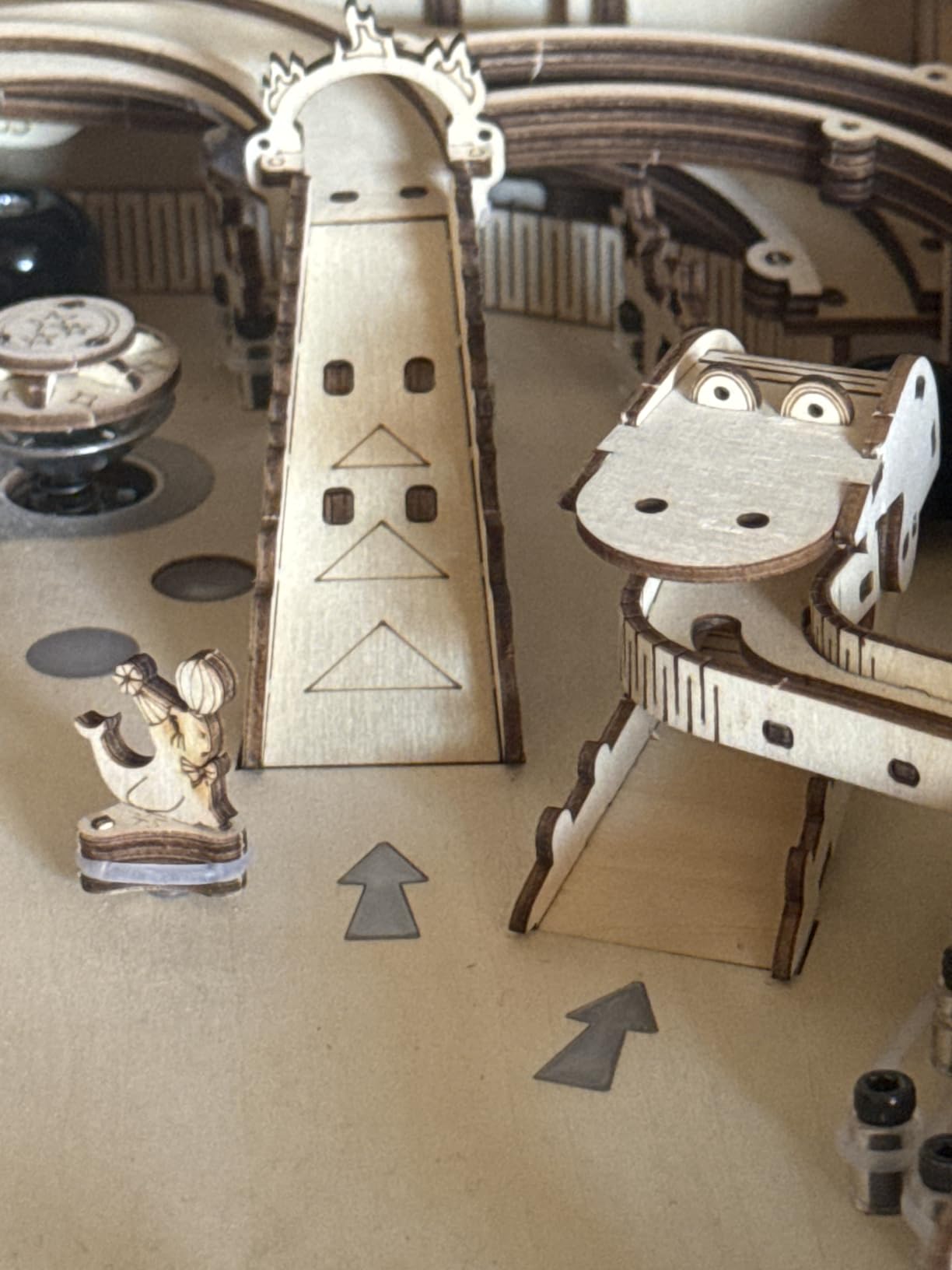 ROKR Miniature Pinball Machine-3D Wooden Puzzles for Adults-DIY Wood Model Kits for Adults-Toy Gifts for Ages 14 and Up customer photo 1