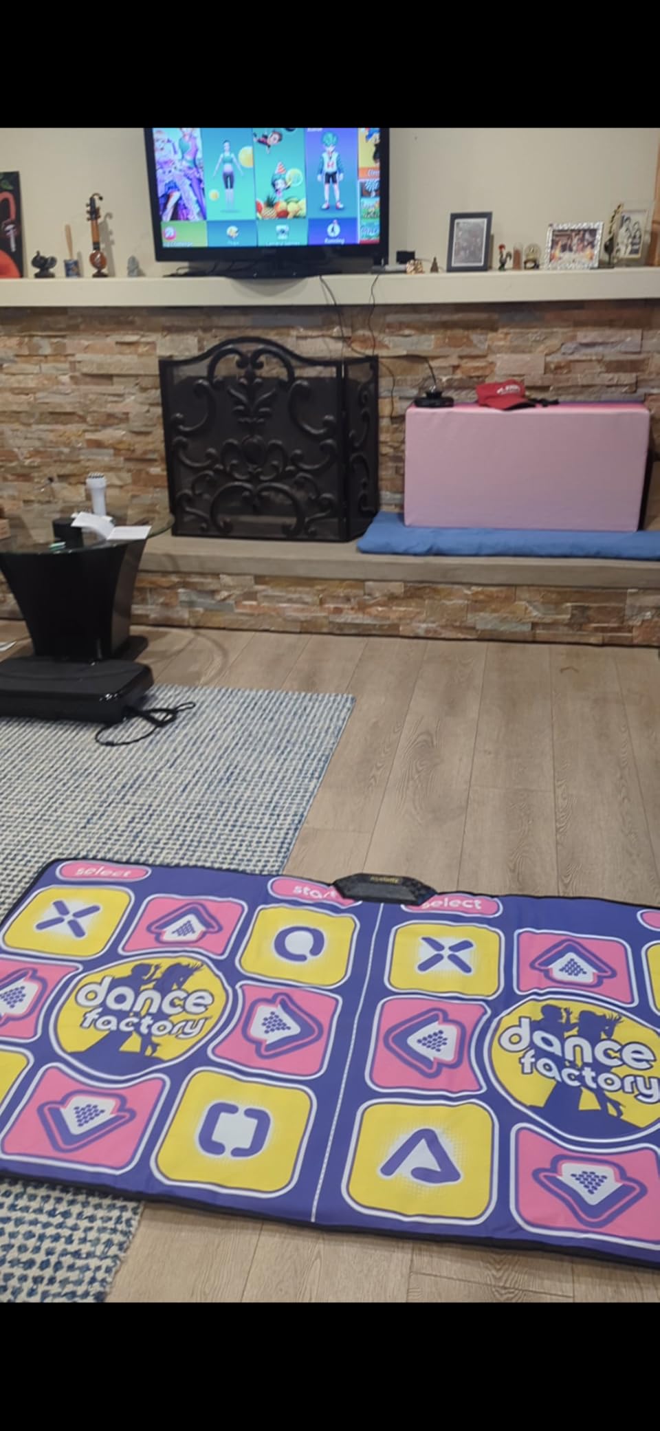 Double Wireless Dance Mat for TV, Family Fun, Gift for Kids Adults | Durable PEVA, Parent-Child Interaction, Plug & Play, 150+ Songs, Extra Songs Available, B-Day X-mas Gift for All Ages customer photo 1
