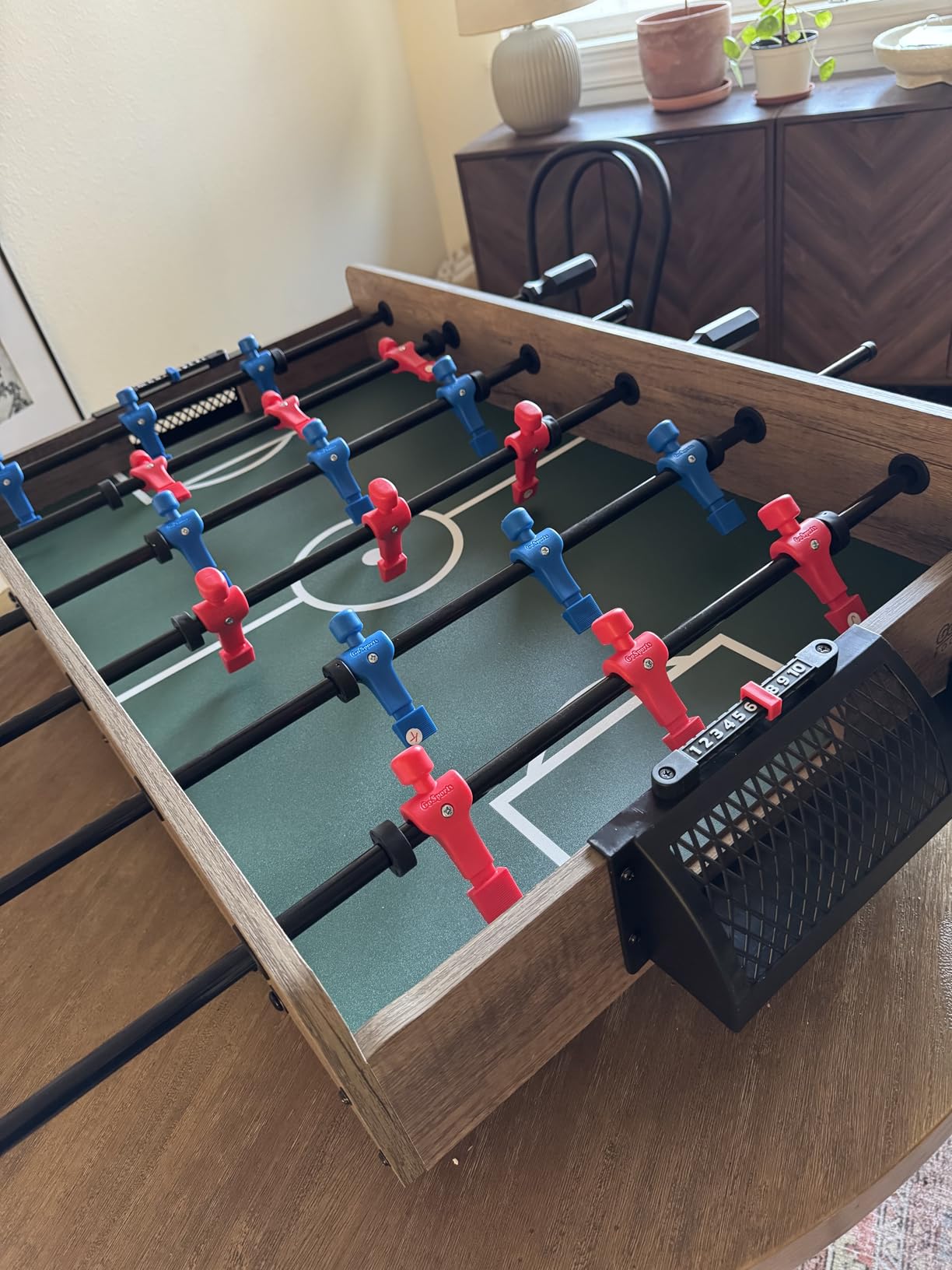 GoSports 32 Inch Tabletop Foosball Game Set - Oak or Black | Tabletop customer photo 1