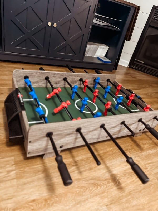 GoSports 32 Inch Tabletop Foosball Game Set - Oak or Black | Tabletop customer photo 2