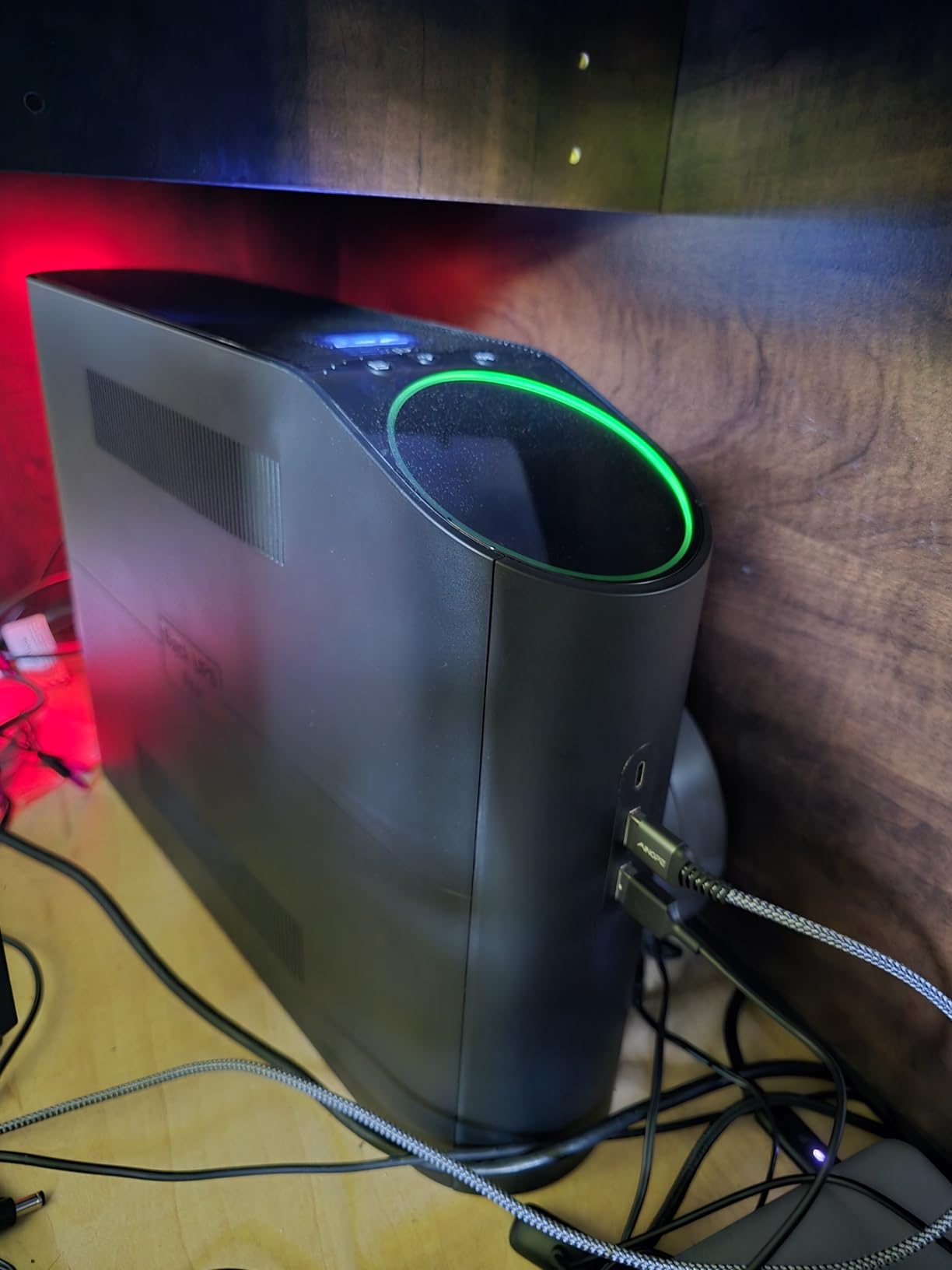 APC 1500VA/900W Back-UPS Pro Pure Sinewave UPS for Gaming PC, Xbox Series X | Back-UPS Pro Gaming UPS. Pure sine wave UPS for PS5, Xbox & gaming PCs - RGB lighting, USB-C Charging, AVR, surge protection customer photo 2