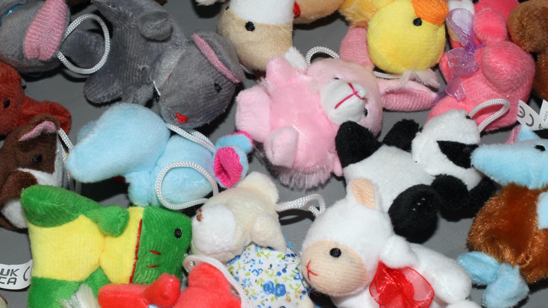 Uzoxlsn 38 Pack Mini Stuffed Animals for Kids, Bulk Plush Keychain Toys | Small Plush Stuffed Animal Toy in Bulk for Claw Machine, Carnival Prizes, Plush Keychain Decorations, Classroom Reward customer photo 1