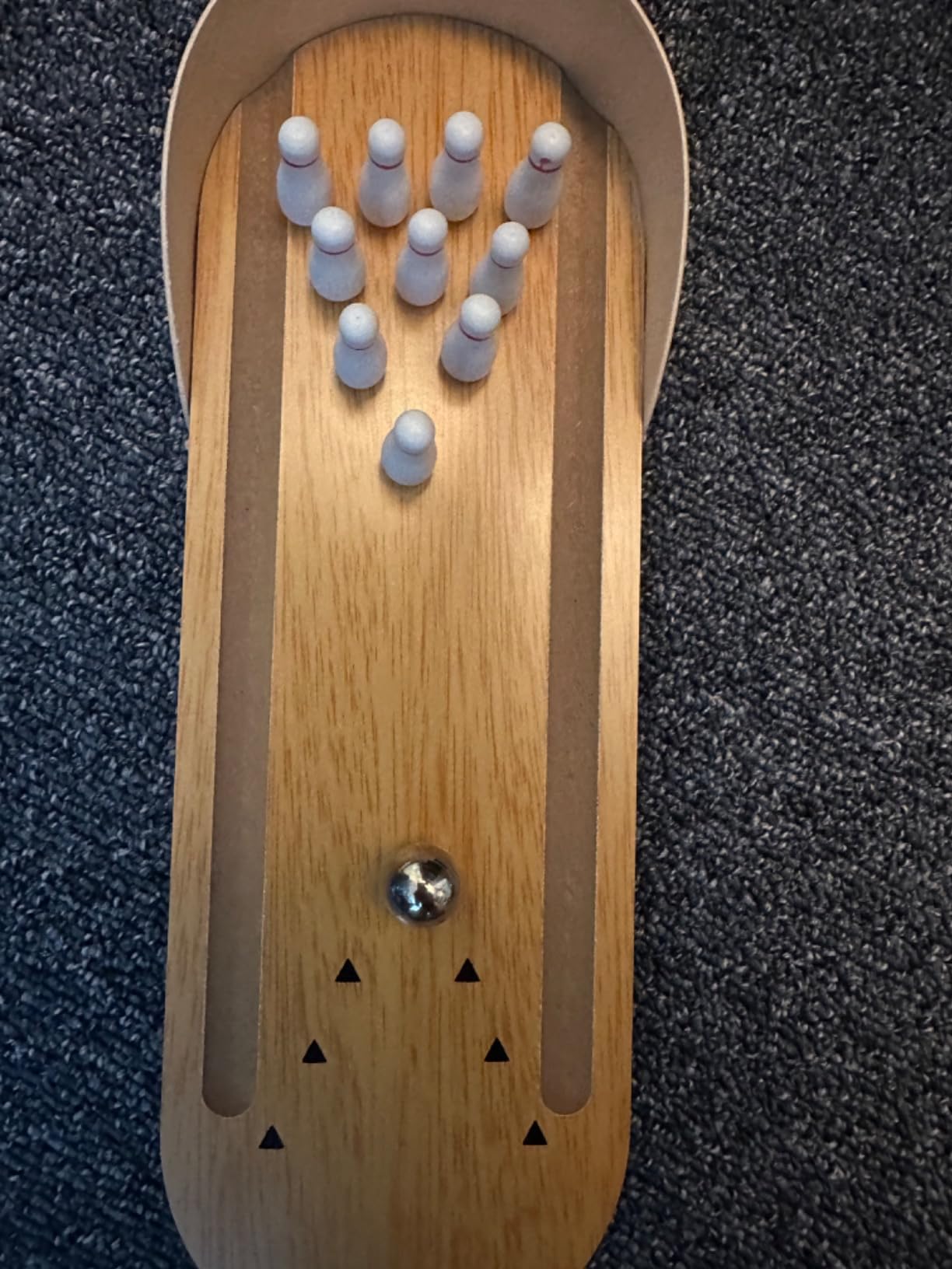 Tabletop Mini Bowling Game Set - White Elephant Gifts, Office Desk Game, Stress Relief Gadget customer photo 1
