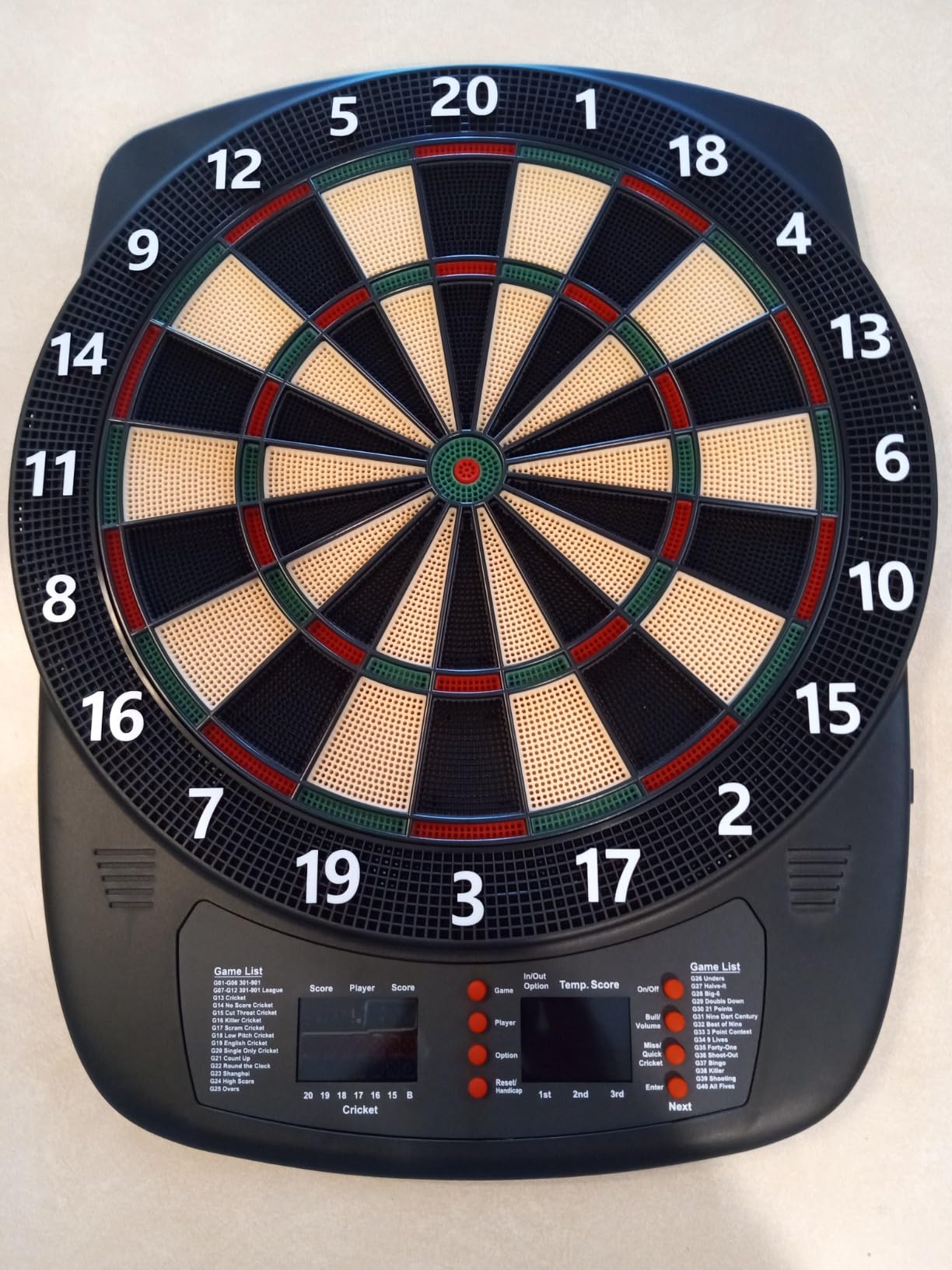 Electronic Dart Board, Soft Tip Dartboard Set 40 Games, 427 Variants Digital Electric Dart Boards with Colorful LED, 6 Darts, 100 Tips, Power Adapter customer photo 2