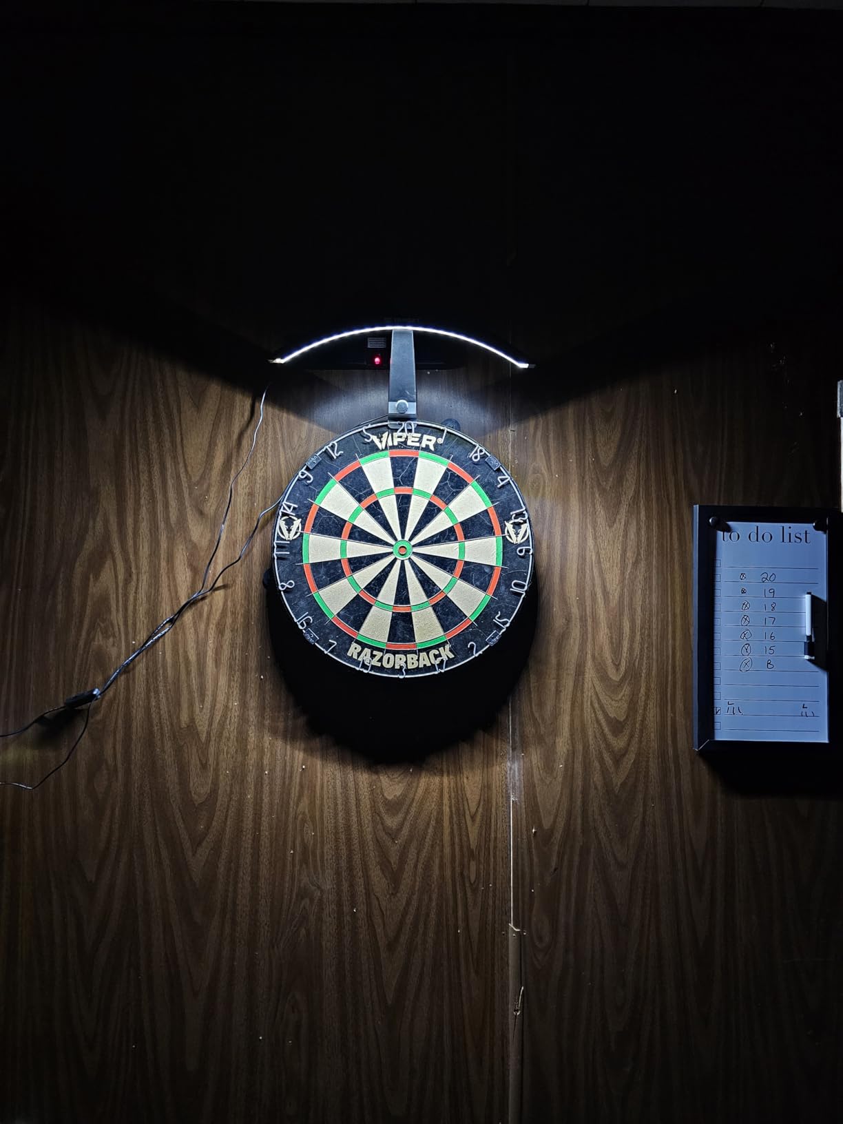 Target Darts LED Dartboard Light - Bright Dart Board Lighting | Extra Long 3m Cable | Securely Fits All Dart Boards | Easy Assembly | Professional Darts Accessories customer photo 1