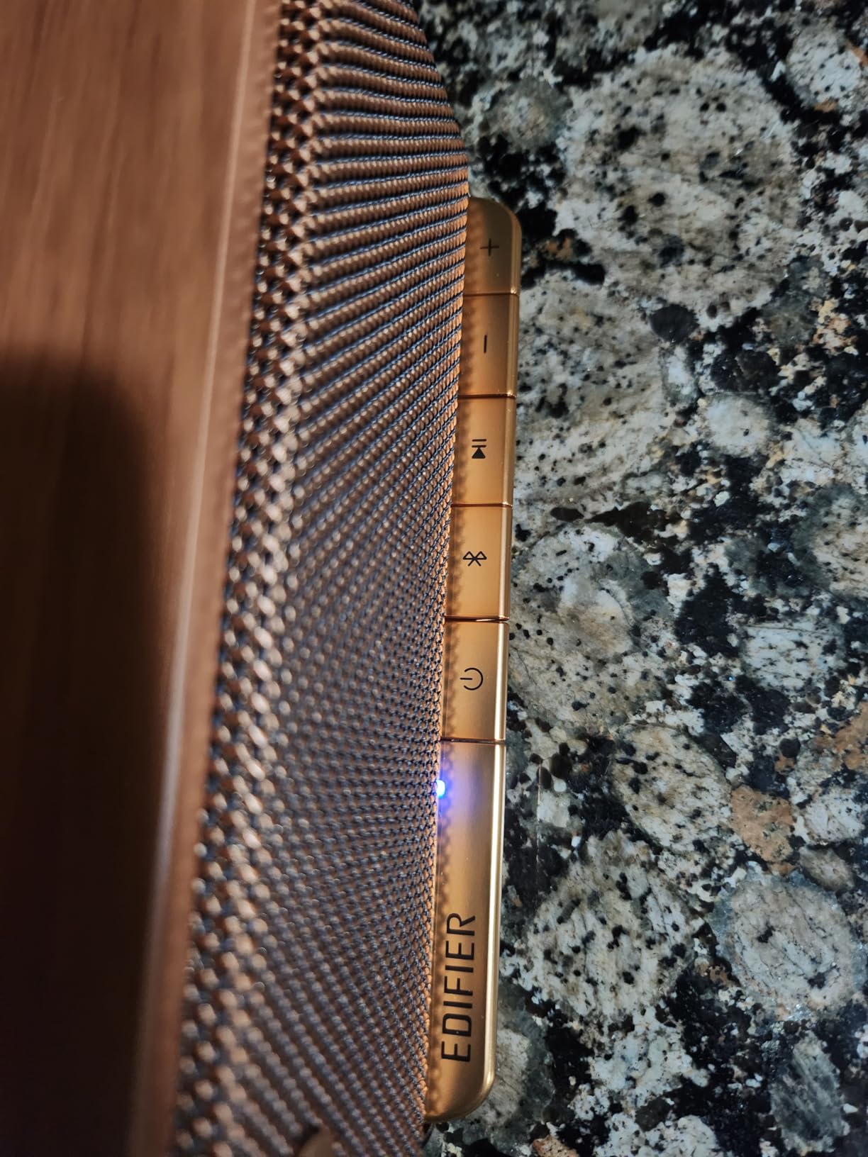 Edifier Retro Wood Bluetooth Speaker, Wireless Portable Speakers with 20W Stereo Sound, Vintage Decor Speaker with AUX, USB Soundcard, Micro SD, Brown customer photo 2