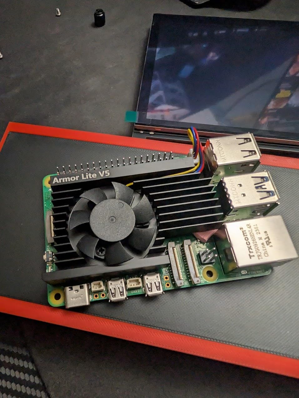 GeeekPi Active Cooler for Raspberry Pi 5, Armor Lite V5 Cooler Aluminum Heatsink and Cooling Fan for Raspberry Pi 5 4GB/8GB customer photo 1