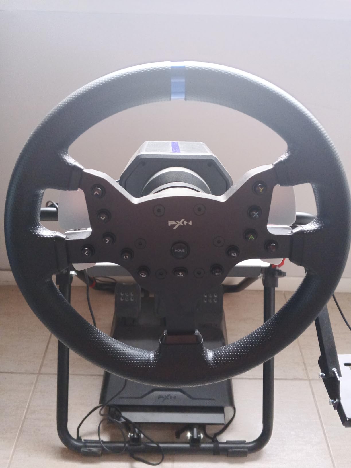 PXN V99 Force Feedback Racing Wheel, with Pedals and Shifter | Detachable 270/900 Degree Steering Wheel, Hall Pedals & H-Shifter - for PC, Xbox Series X|S, Xbox One, and PS4 customer photo 1
