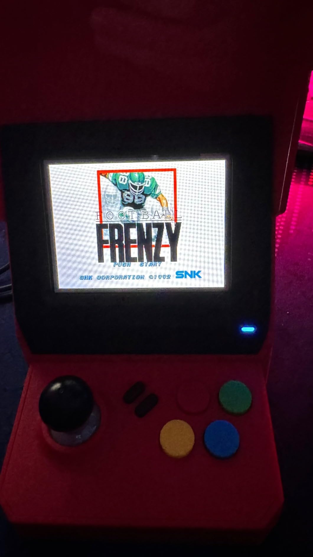 UNICO MVS Mini Home Arcade Machine, 45 Pre-Loaded Classic Games:10 KOF / 5 Metal SLUG / 7 Fatal FURY / 6 Samurai SHODOWN and More, 3.5inch Screen, HDMI and Gamepads Port customer photo 1