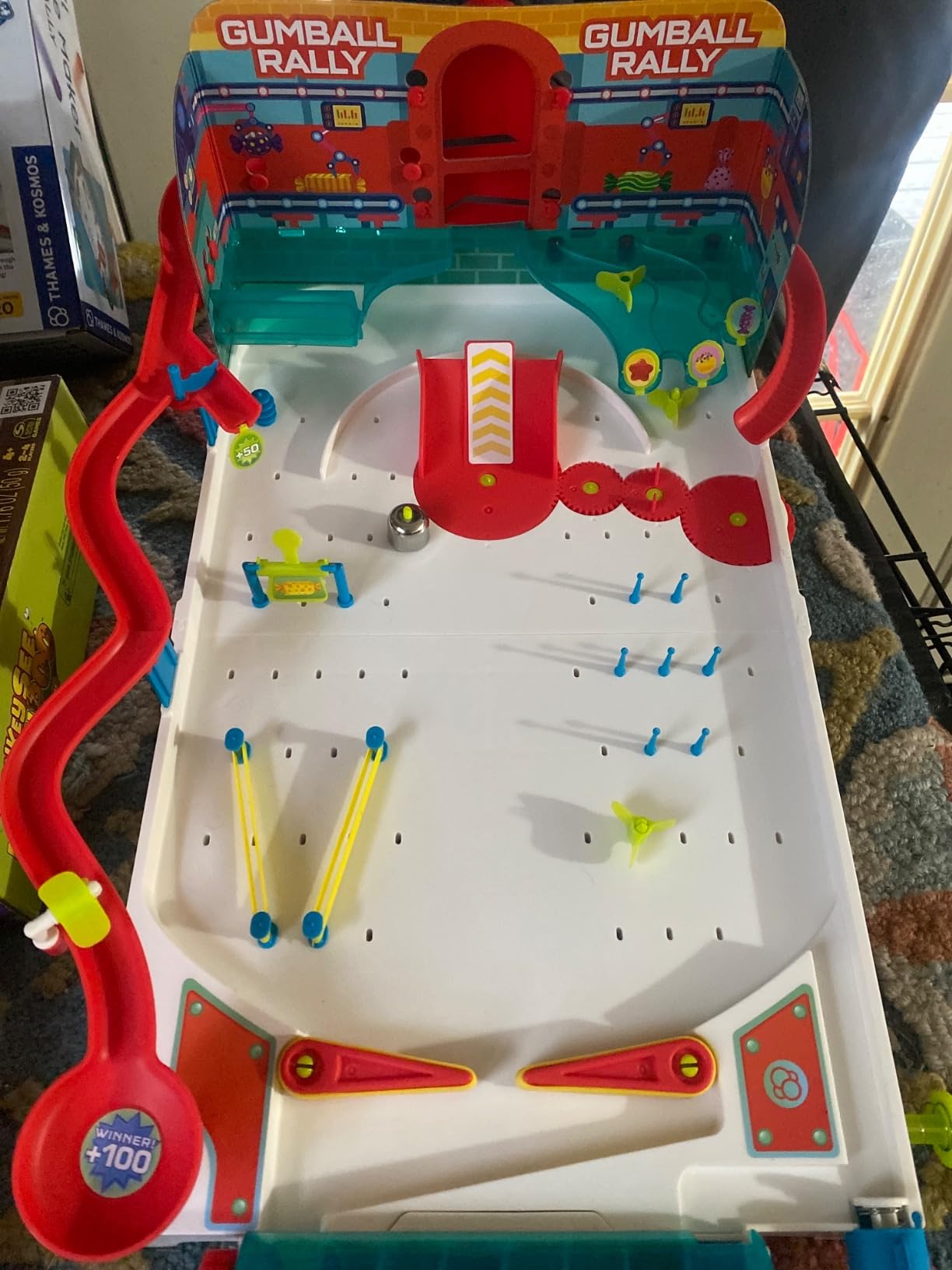 Thames & Kosmos Pinball Machine Maker STEM Experiment Kit Toy of the Year Finalist, Gumball Rally l Explore Physics, Force, Motion, Gravity, Simple Machines customer photo 1
