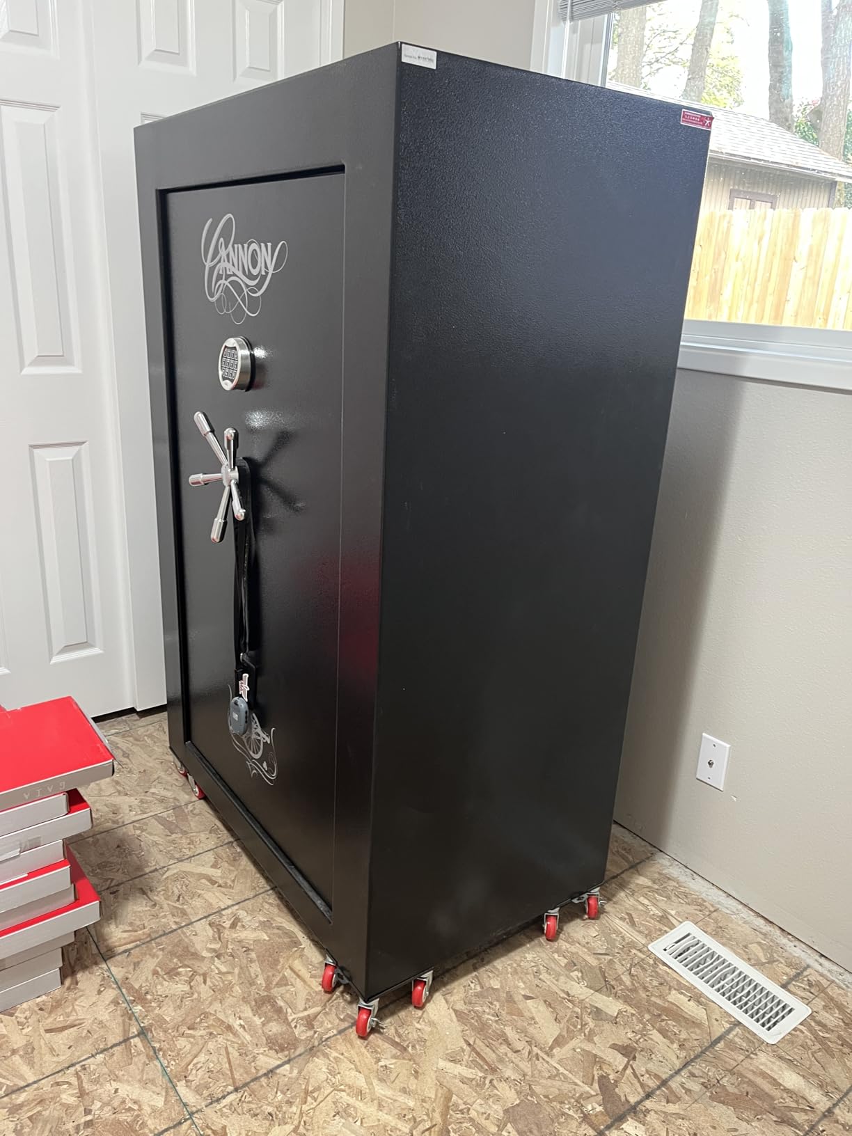 MYUEA Furniture Dolly,Furniture Movers with 5 Wheels,Carbon Steel Panel Heavy Duty Dolly,Maximum Load 3747 LBS,Furniture Lifter with 5 360° Rotatable Rubber Universal Wheels(Silver,8.26x7.87 in) customer photo 1
