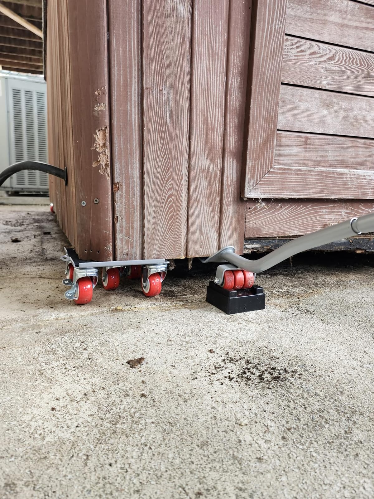 MYUEA Furniture Dolly,Furniture Movers with 5 Wheels,Carbon Steel Panel Heavy Duty Dolly,Maximum Load 3747 LBS,Furniture Lifter with 5 360° Rotatable Rubber Universal Wheels(Silver,8.26x7.87 in) customer photo 2