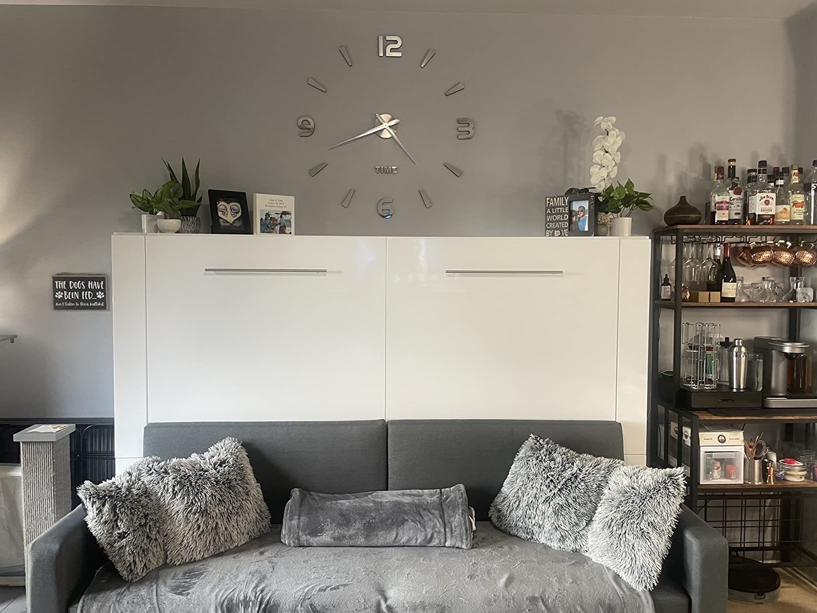 VANGOLD Design Wall Clock for Game Room (White Color) customer photo 2