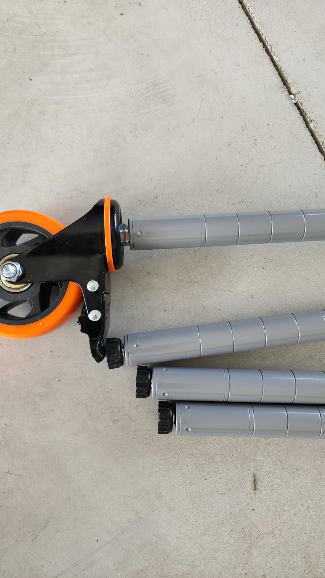 Caster Wheels Heavy Duty 5 Inch Stem Caster 2400Lbs, Threaded Stem Casters 3/8