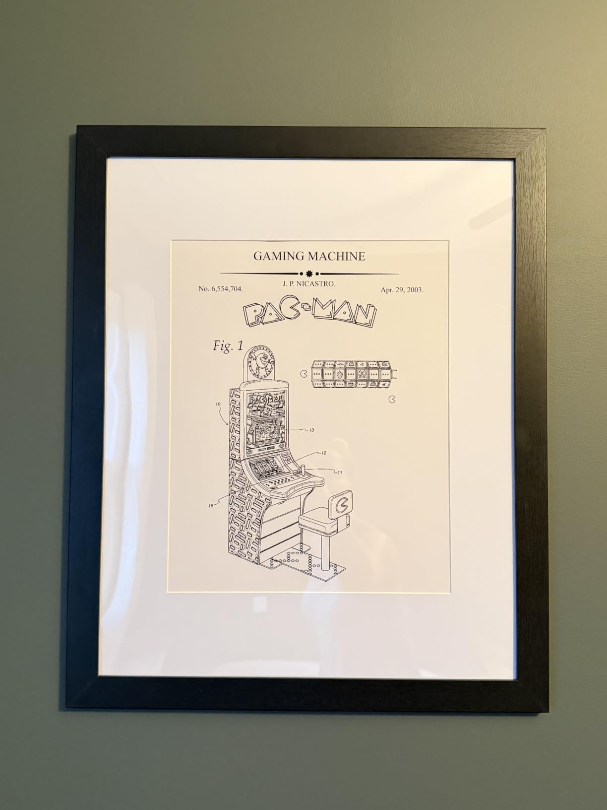 Poster Master 4-Piece Gaming Blueprint Poster - Video Game Patent Print - Joystick Art - Controller Illustration - Technical Design - Gameboy Design - Office or Kid's Room Decor - 8x10 UNFRAMED customer photo 1