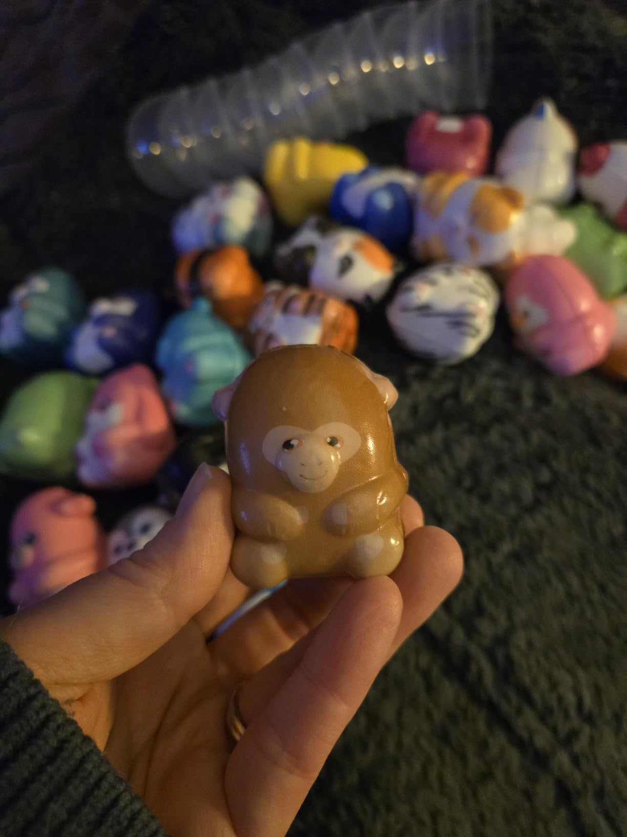 curibble 30 Packs Party Favors Slow Rising Animal Squishy Toys with Capsules, Goodie Bag Stuffers, Birthday Gifts, Treasure Box Toys, Kids Classroom Prizes, Claw Machine Toys, Stress Relief Squishy toys customer photo 2