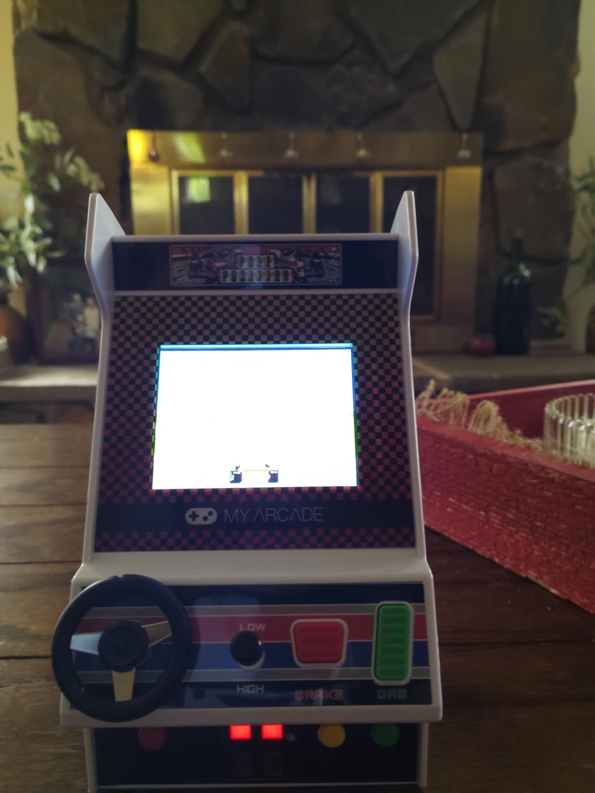 My Arcade Pole Position Racing Player: Handheld Game for Kids and Adults, 2 Games, Real Racing Controls, Portable Gaming, 3.5 inch Screen customer photo 1