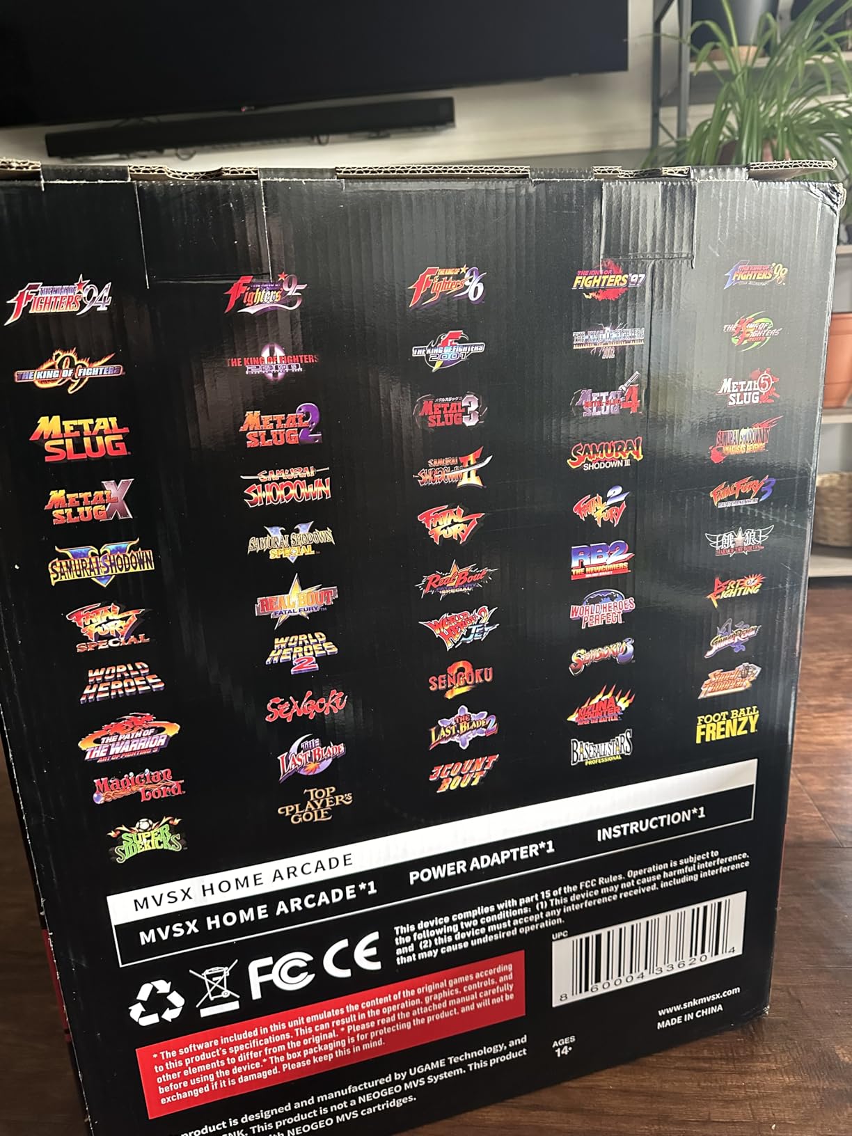 UNICO MVSX Home Arcade with Base & Riser, Pre-Loaded 50 SNK Genuine Retro Games customer photo 1