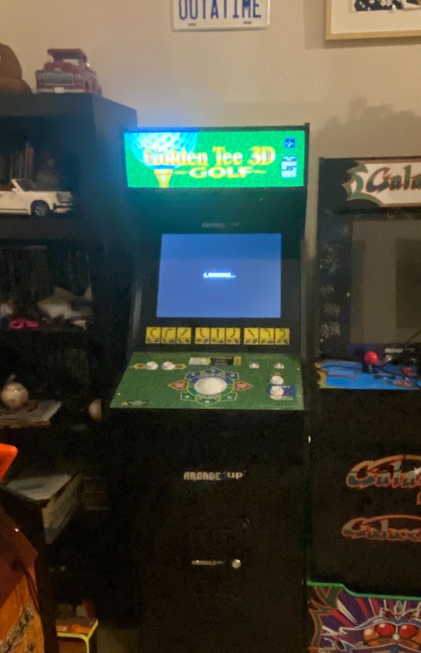 Arcade1Up Golden Tee 3D Deluxe Home Arcade Console, Over 5-Foot Video Game Machine with Trackball Controller and 8 Classic Golf + Bowling Games customer photo 1