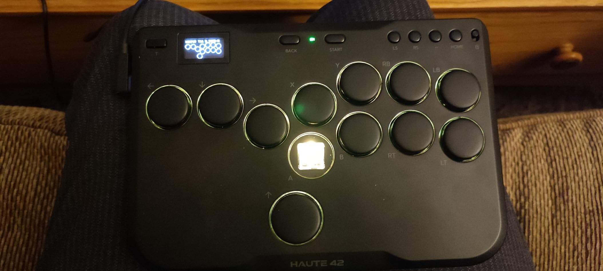 Haute42 Leverless Arcade Stick P12, All-Button Arcade Controller Compatible with PC, PS4, PS3, Steam Deck, Switch - Turbo & Custom RGB, Hot-Swap & SOCD customer photo 2