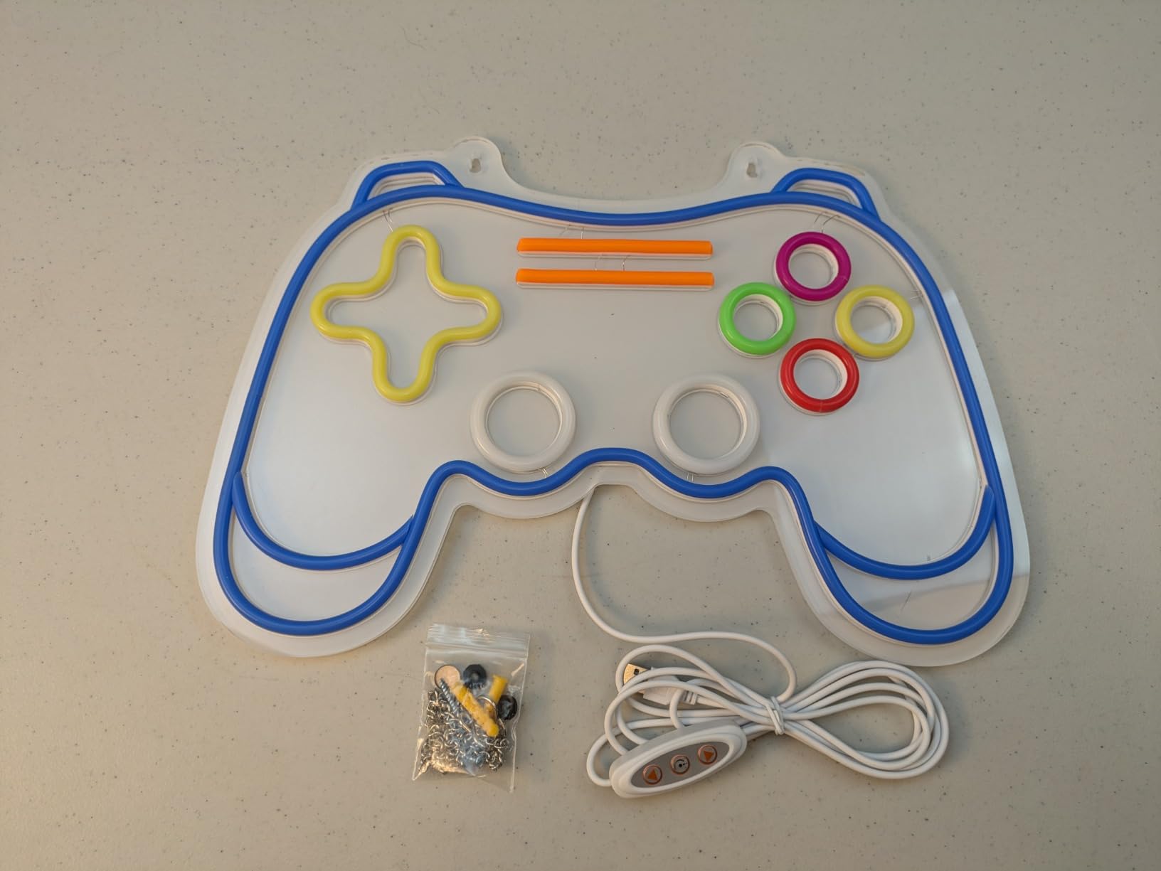 Pinball Neon Sign, Arcade Neon Sign, Game Room Wall Decorative Sign, Suitable for Pinball Store Sign Man Cave Bar Salon - Includes 5V USB Power and Hanging Chain Hooks customer photo 1