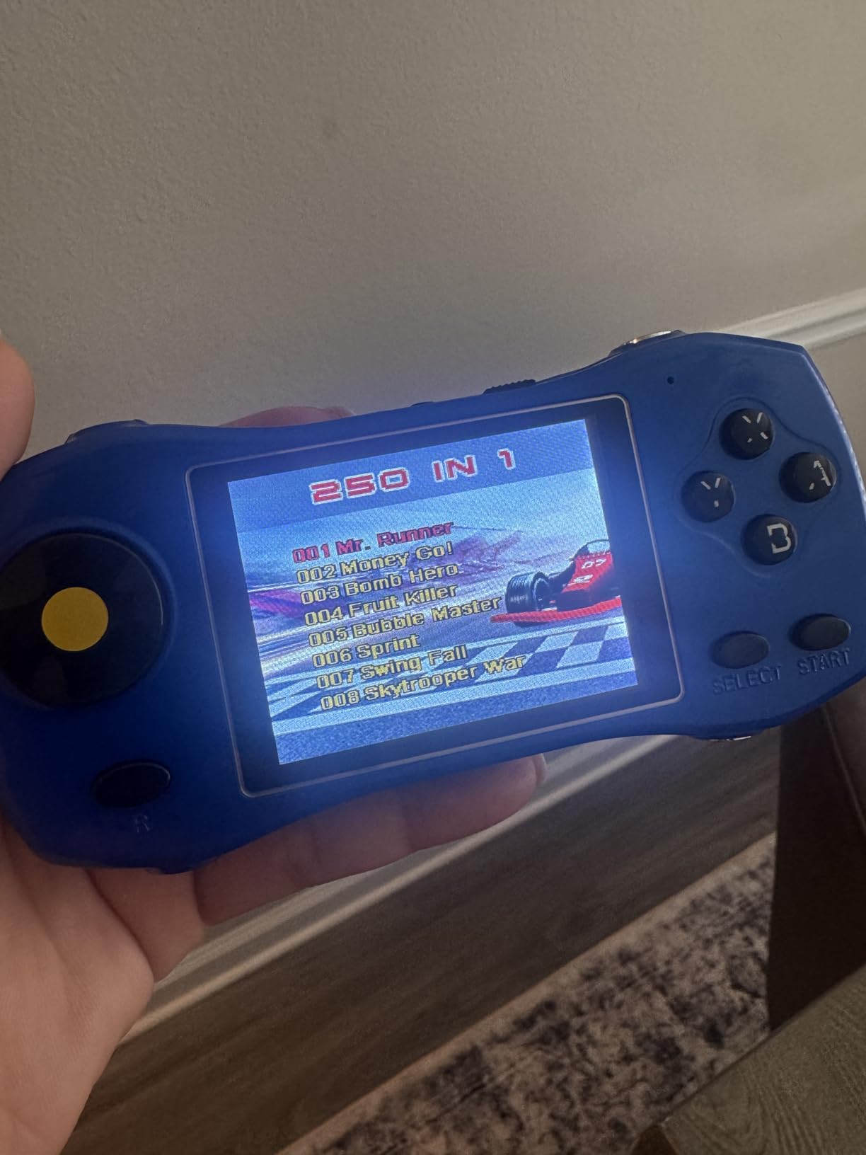 Handheld Game Console for Kids Preloaded 200+ Retro Video Games, Portable Gaming Player with Rechargeable Battery 3.0