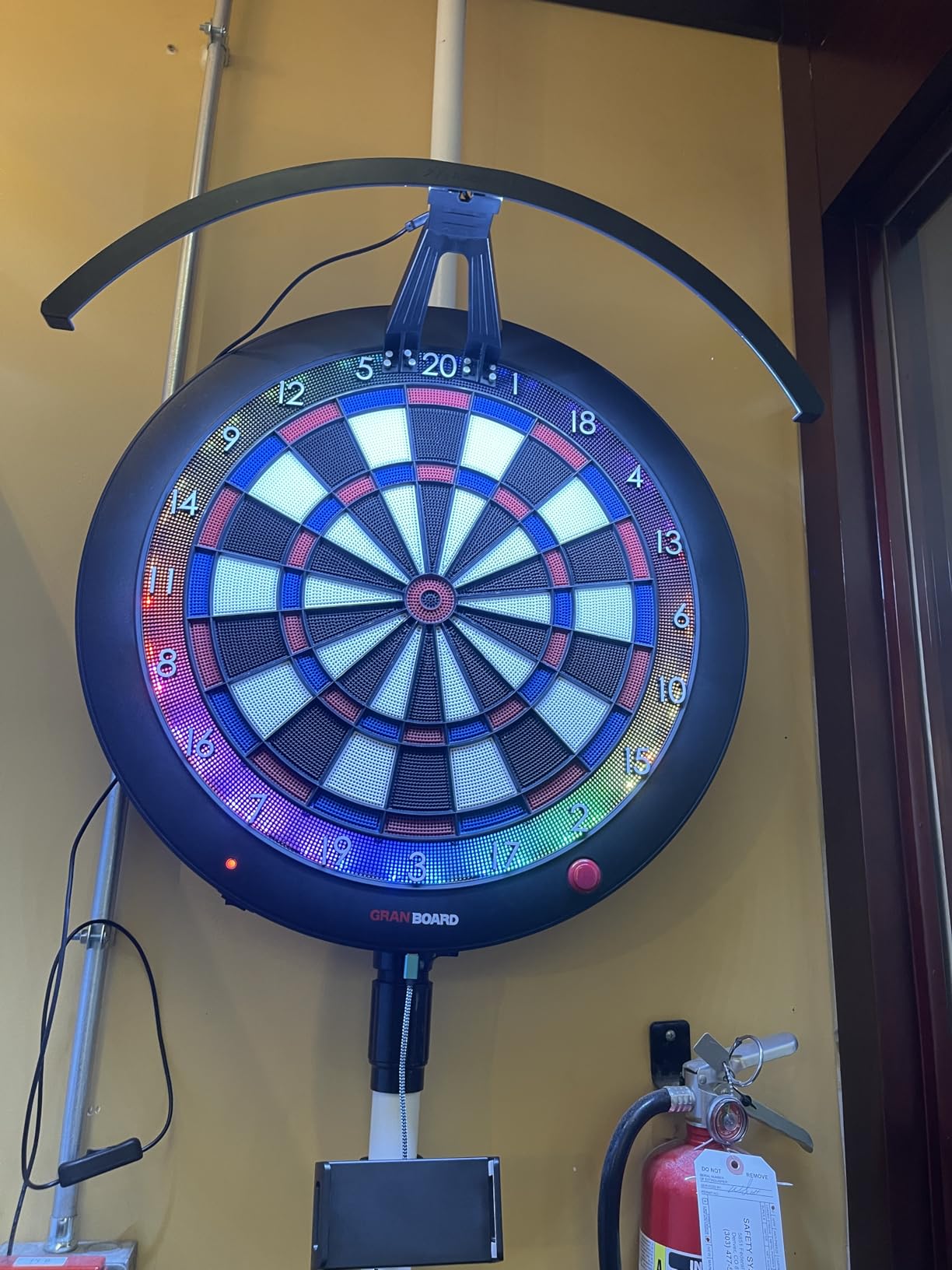 Mission Darts Torus ST Soft Tip Dart Board Light | Dartboard LED Lighting System for Electronic and Soft Tip Dartboards, Black (TOR-ST) customer photo 1