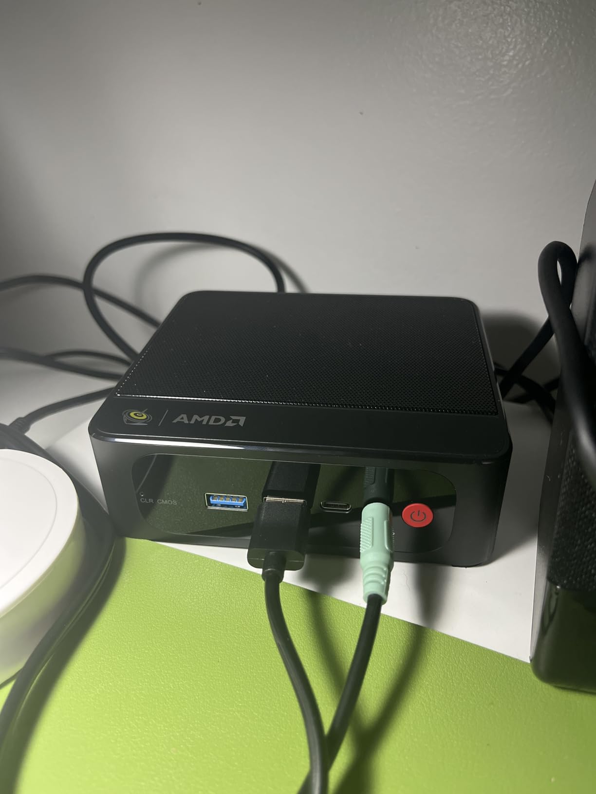 SER5 Mini PC,AMD Ryzen 5 5500U(6C/12T,up to 4.0 GHz),Mini Computer 16GB DDR4 RAM 480GB M.2 2280 SSD Graphics 7core 1800MHz,Support 4K Triple Display/HDMI+DP+Type-C/Wifi6/BT5.4 customer photo 2