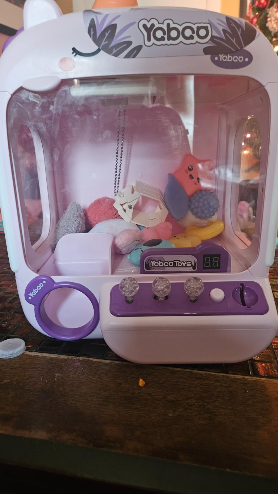 Unicorns Claw Machine for Kids Girls, Mini Arcade Candy Vending Machine, Fidget Prizes Refill, Egg Grabber Machine Dispenser, Easter Party Toys Gifts for Girls Boys customer photo 1