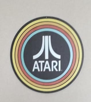 Open Road Brands Atari Vintage Stripes Round Metal Sign | Retro Atari Wall Decor for Game Room or Man Cave customer photo 1
