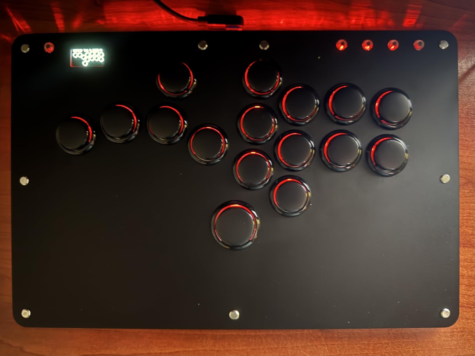 Haute42 Leverless Arcade Stick, Hot-Swap 16-Key Fighting Controller (Black) | Custom RGB & Turbo Functions & Hot Swap Supported, Compatible with PC, Switch, PS3, PS4, Steam Deck customer photo 2