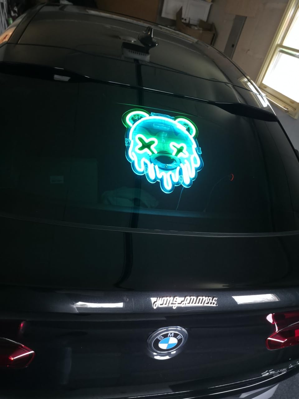 Ice Bear Neon Sign, Cool Led Sign for Wall Decor - Usb Powered, Adjustable Brightness Anime Bear LED Light for Bedroom, Bar, Pub, Party, Man Cave Decor, Unique Gift for Teenage Boys customer photo 2